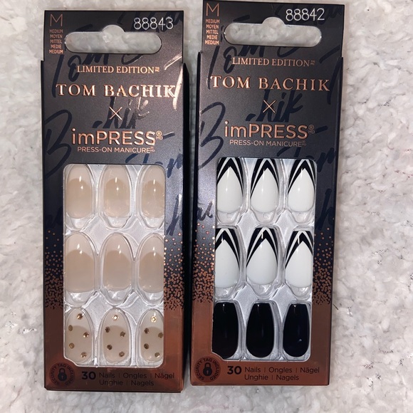 SOLD KISS TOM BACHIK x imPRESS Press-On Nails bundle - Picture 1 of 7